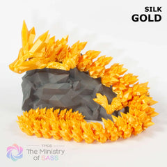 Adult Crystal Dragon - 3D Printed Fidget