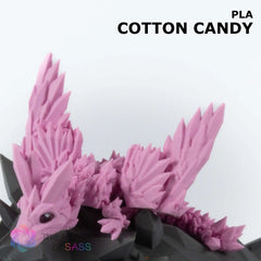 Baby Crystal Wing Dragon - 3D Printed Fidget