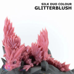 Baby Crystal Wing Dragon - 3D Printed Fidget