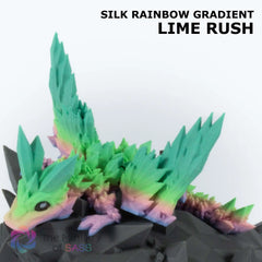 Baby Crystal Wing Dragon - 3D Printed Fidget