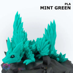 Baby Crystal Wing Dragon - 3D Printed Fidget