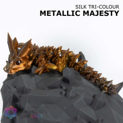 Baby Crystal Dragon - 3D Printed Fidget