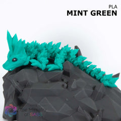 Baby Crystal Dragon - 3D Printed Fidget