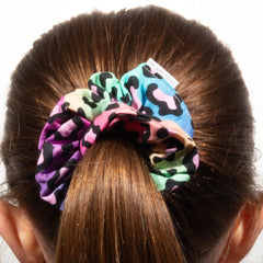 Classic Multicolour Leopard Print Scrunchie