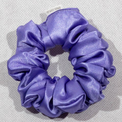 Classic Purple Satin Scrunchie