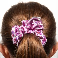 Classic Candy Pink Small Scales Scrunchie