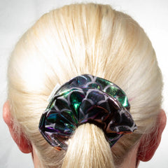 Classic Oil Slick Small Scales Scrunchie