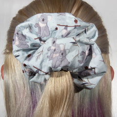 Large Koala Print Scrunchie