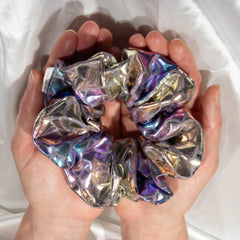 Large Oil Slick Small Scales Scrunchie